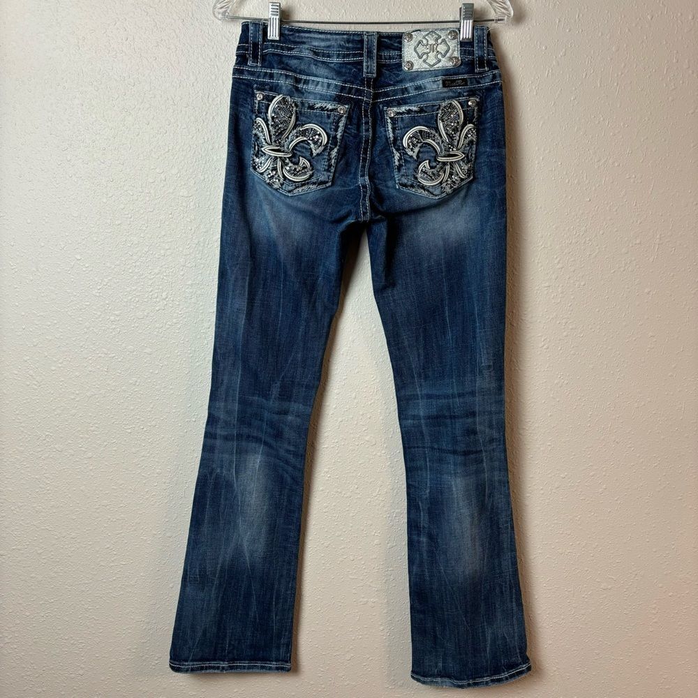 Miss Me Relaxed Boot Cut Jeans Size 27